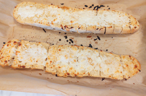 baked cheesy garlic bread