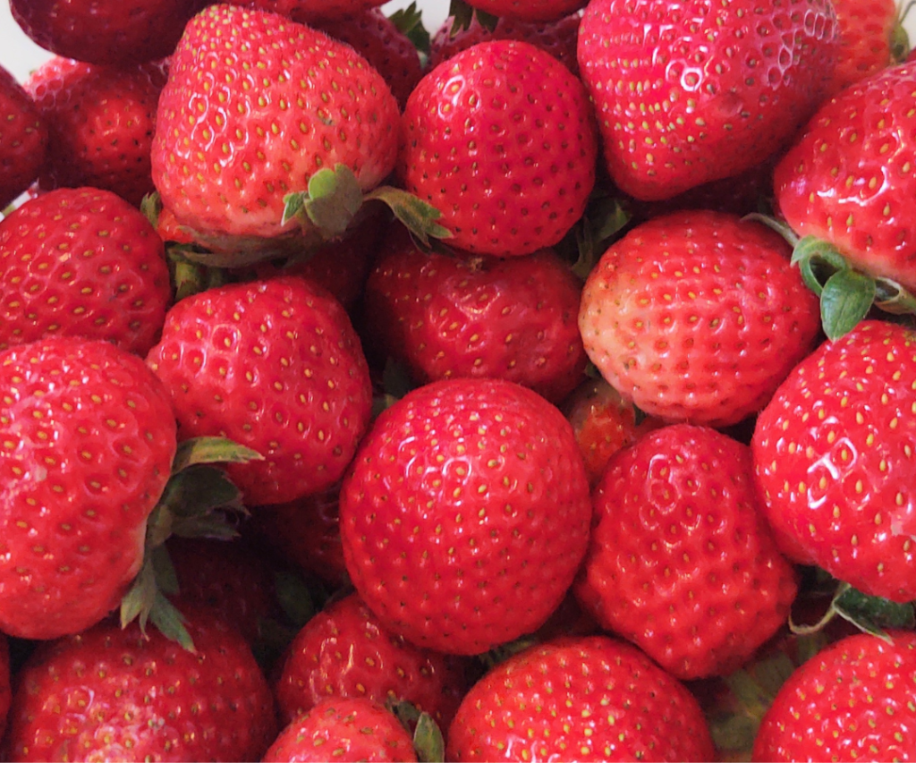 pile of strawberries