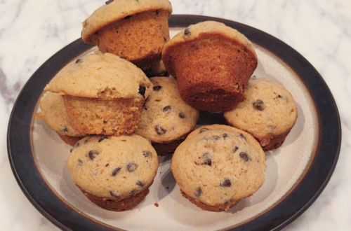 mini chocolate chip muffins