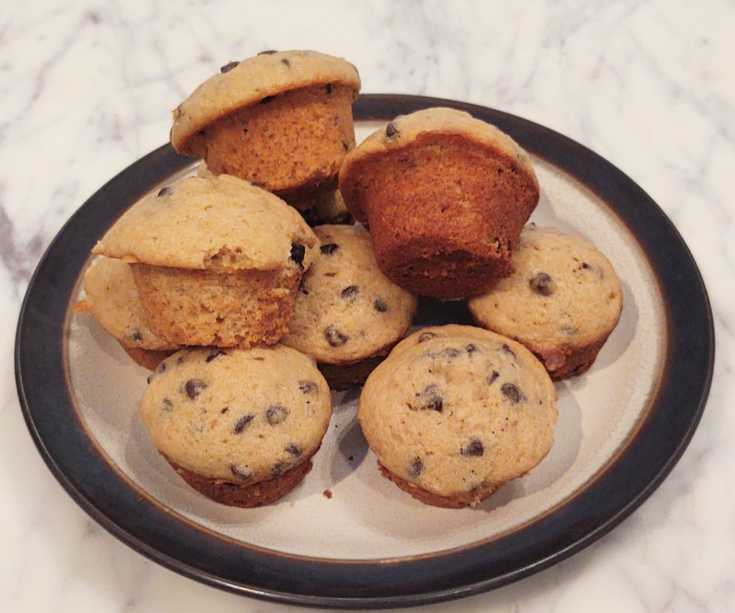 mini chocolate chip muffins