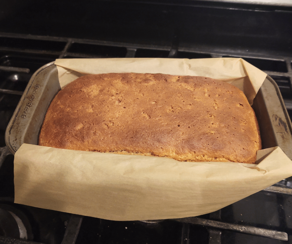 baked milled einkorn yeast bread