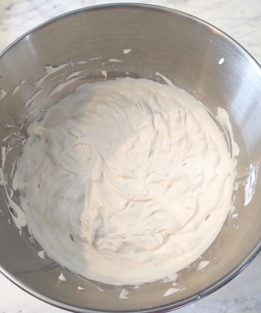 whipped vanilla ice cream