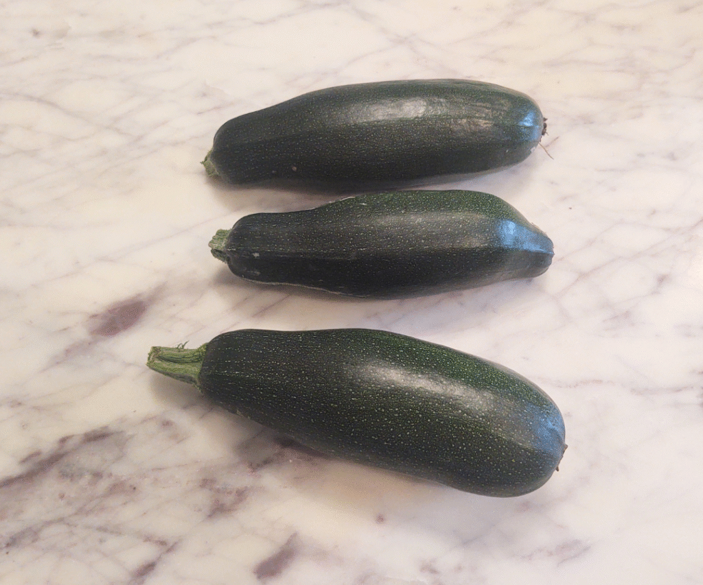 3 medium zucchini