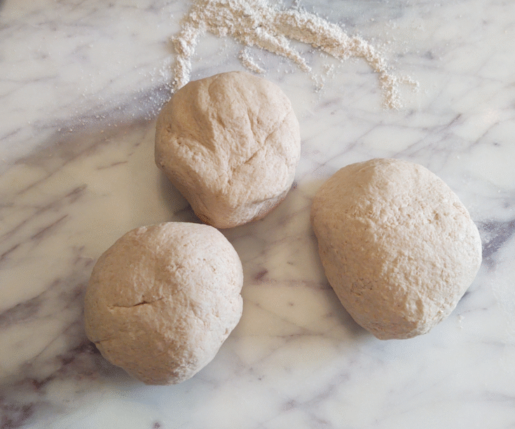 3 pizza dough balls