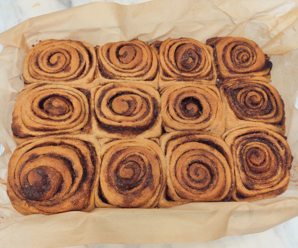 baked cinnamon rolls 12