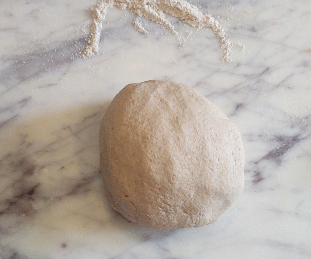 kneaded pizza dough