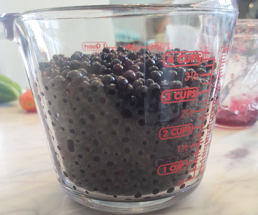 4 cups of elderberries
