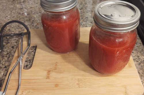 canned tomato sauce