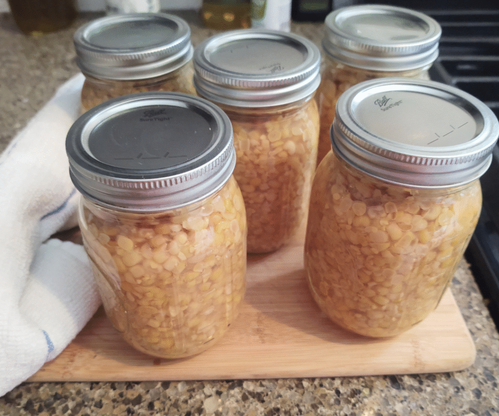 canned sweet corn