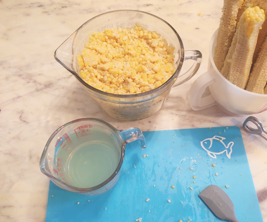 corn kernels in bowl