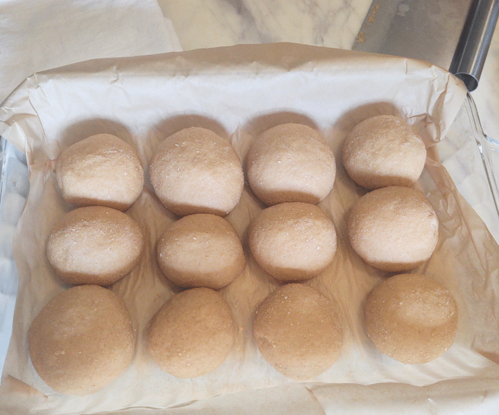 roll into hard wheat yeast rolls
