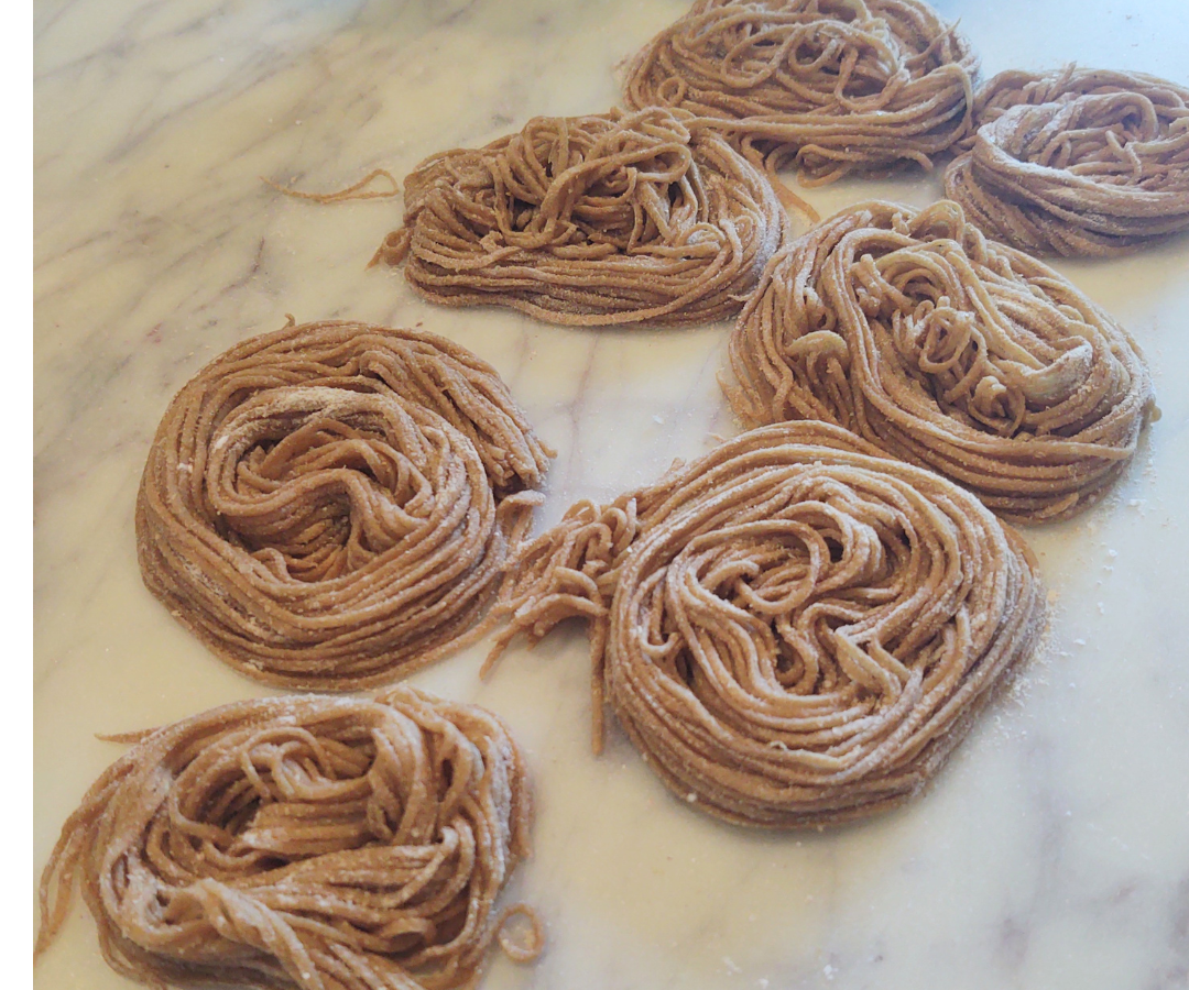 hard white wheat spaghetti noodles