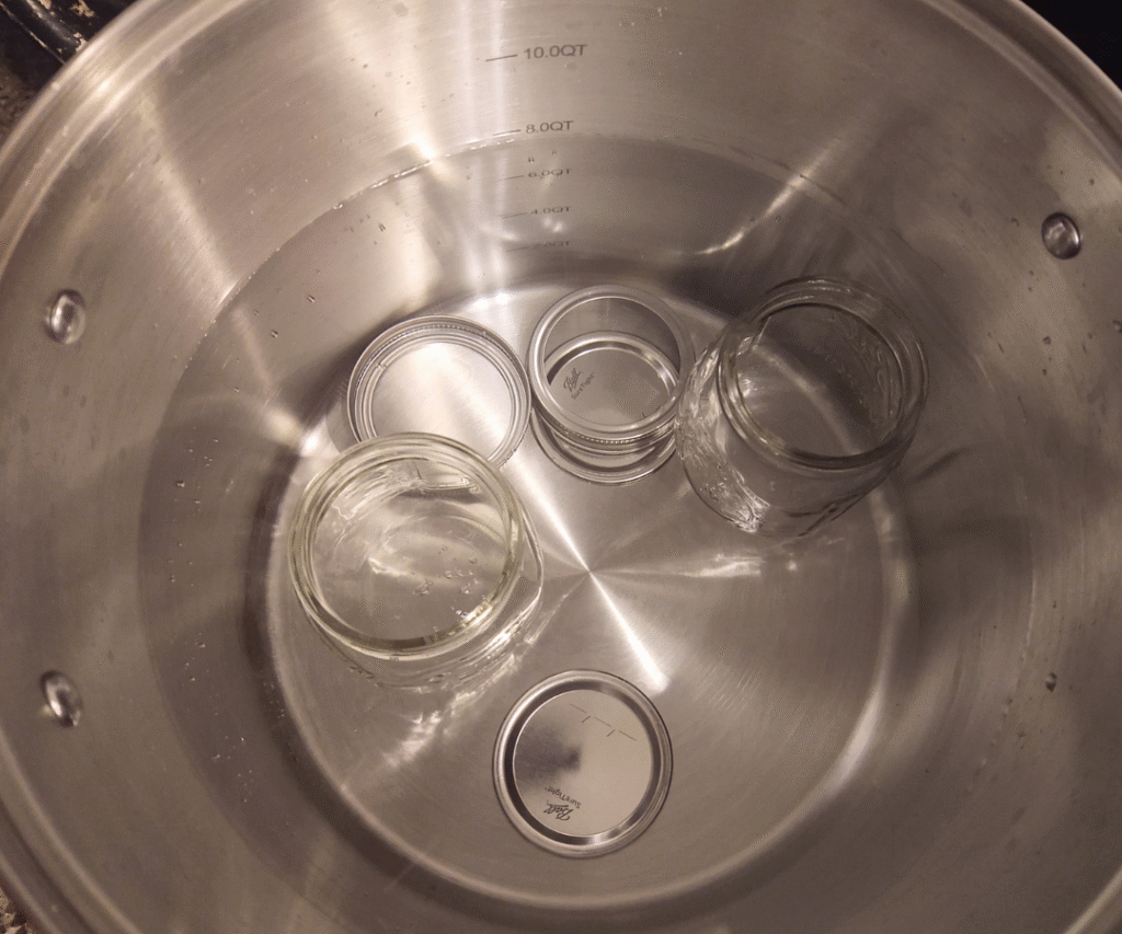 sterilizing canning supplies