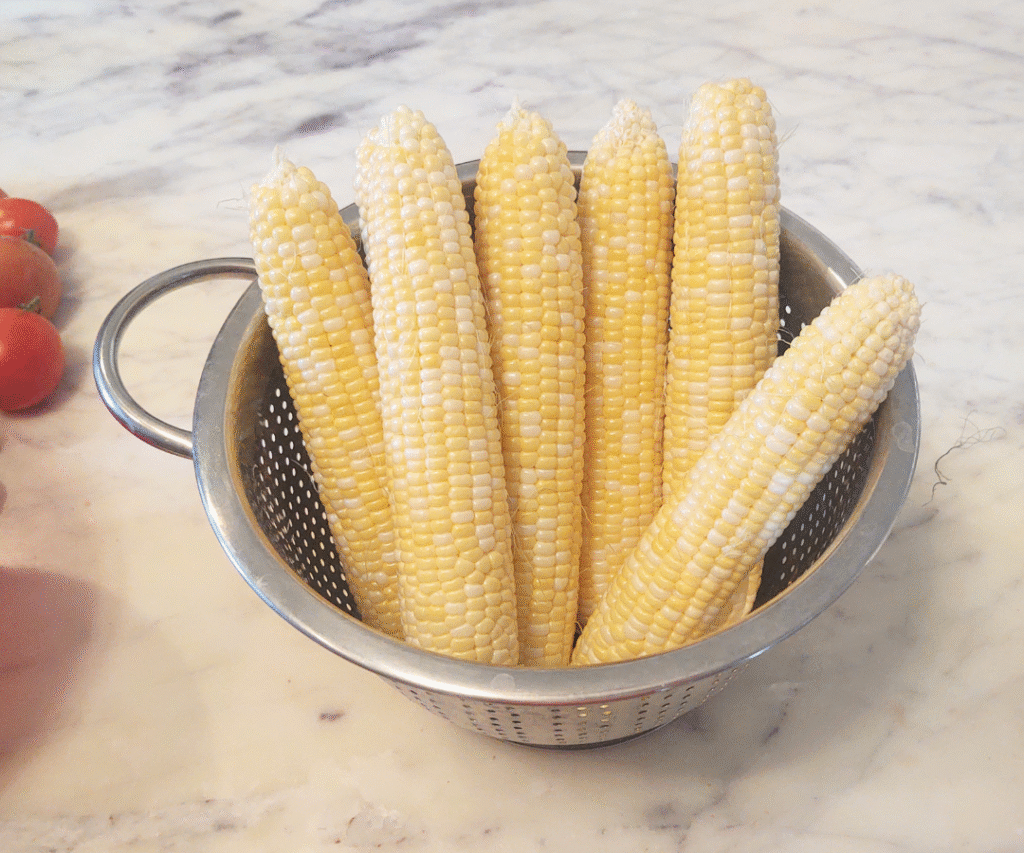 bowl of sweet corn