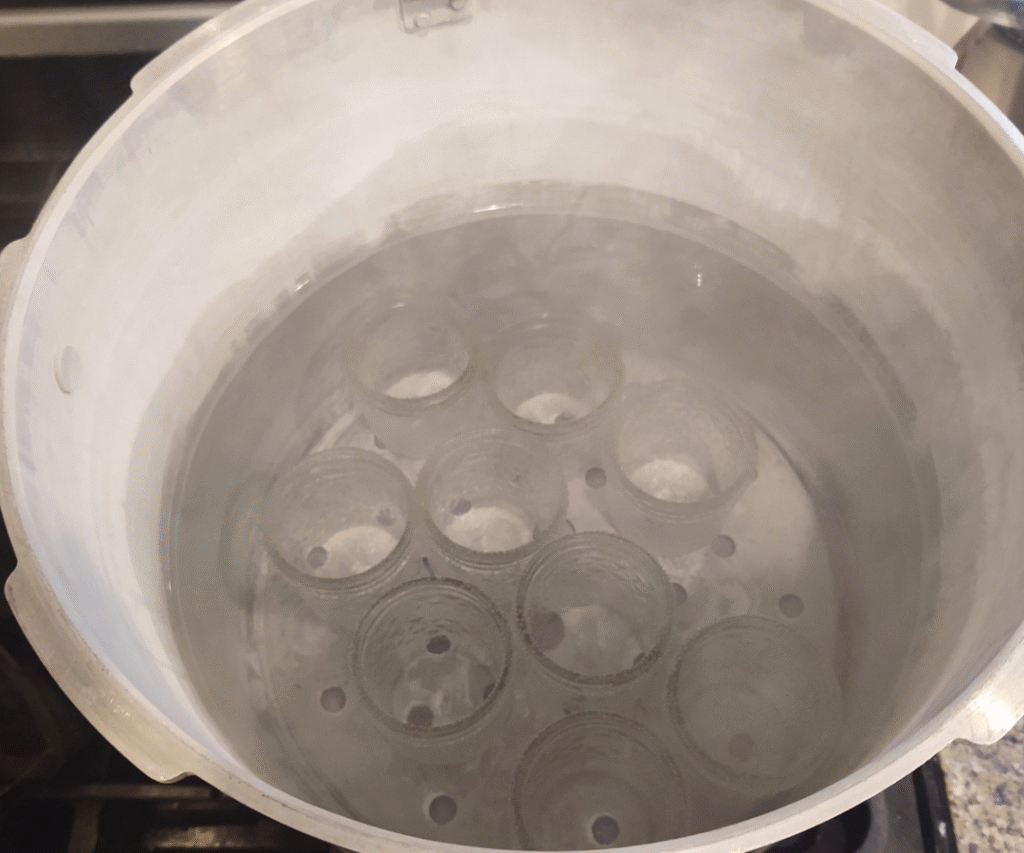 sterilizing jars and lids