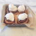 cinnamon rolls 4 pack with buttercream