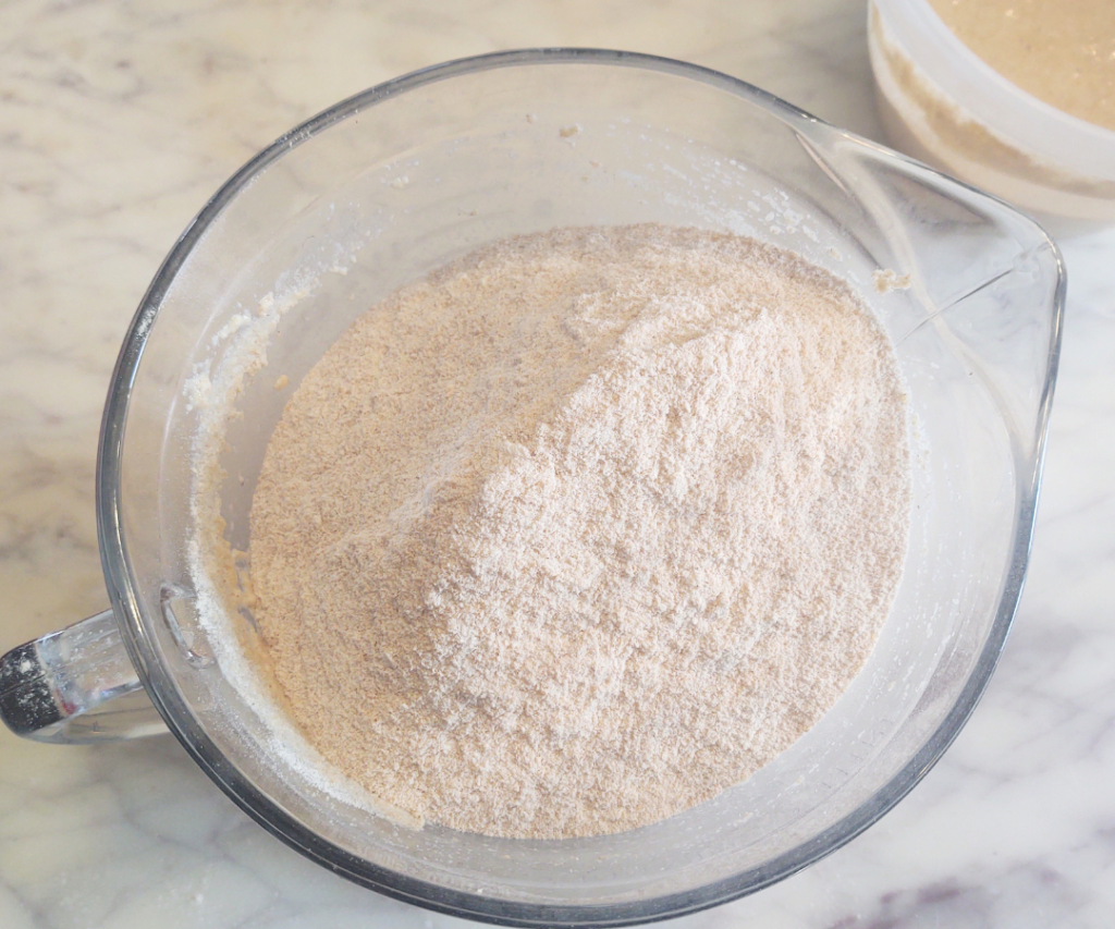 add other half of flour
