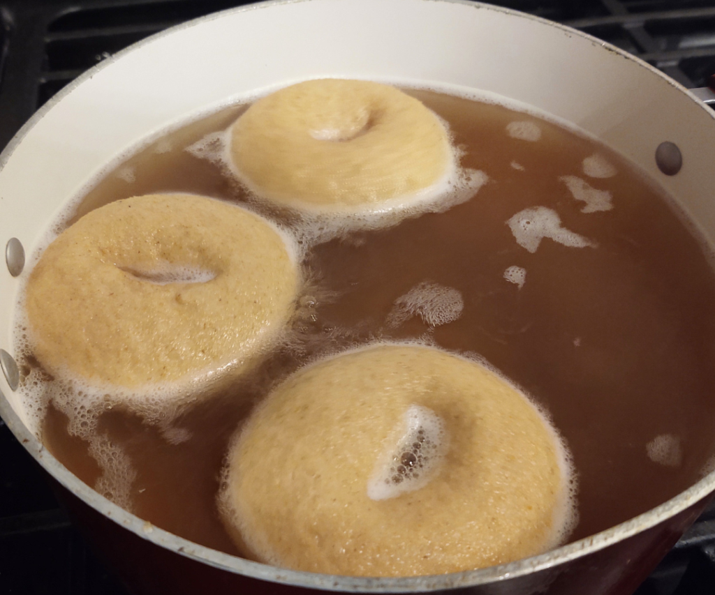 flipped bagels