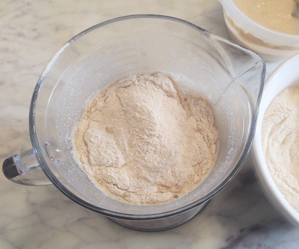 half the flour