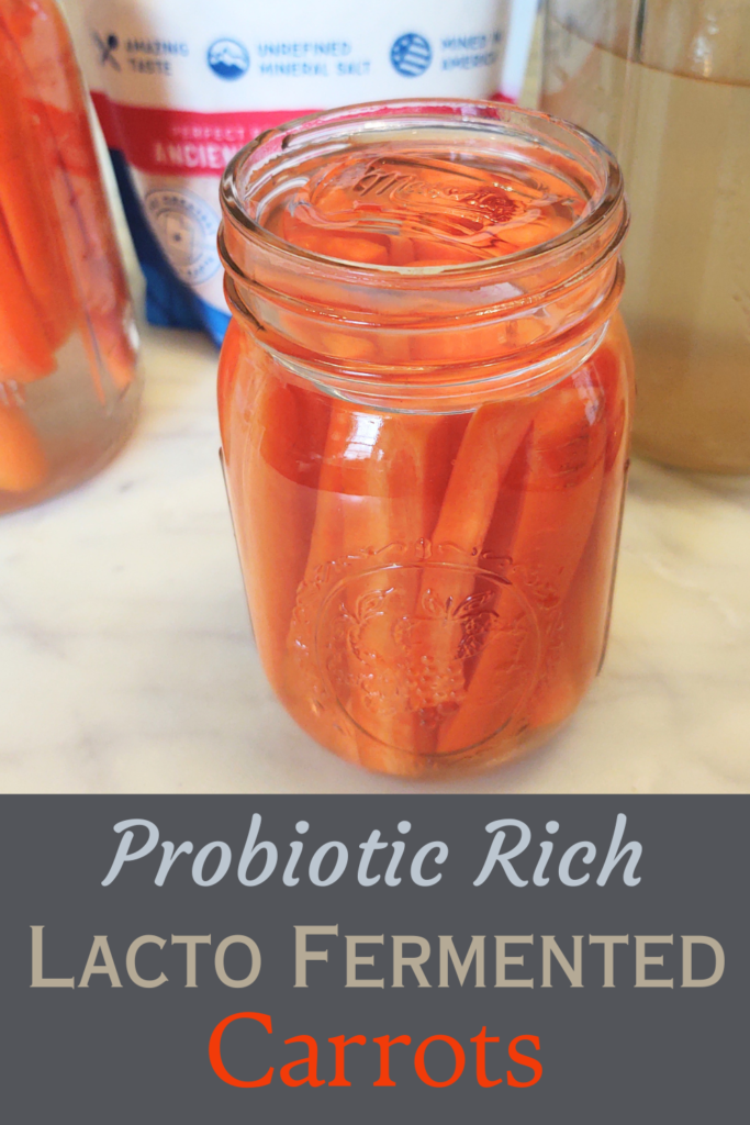 lacto fermented carrots pin
