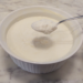 raw milk yogurt before drained