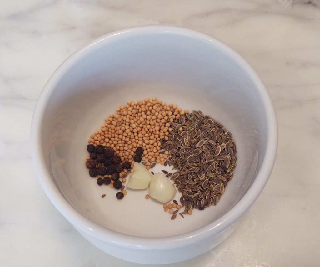 pickling spices to add to jar