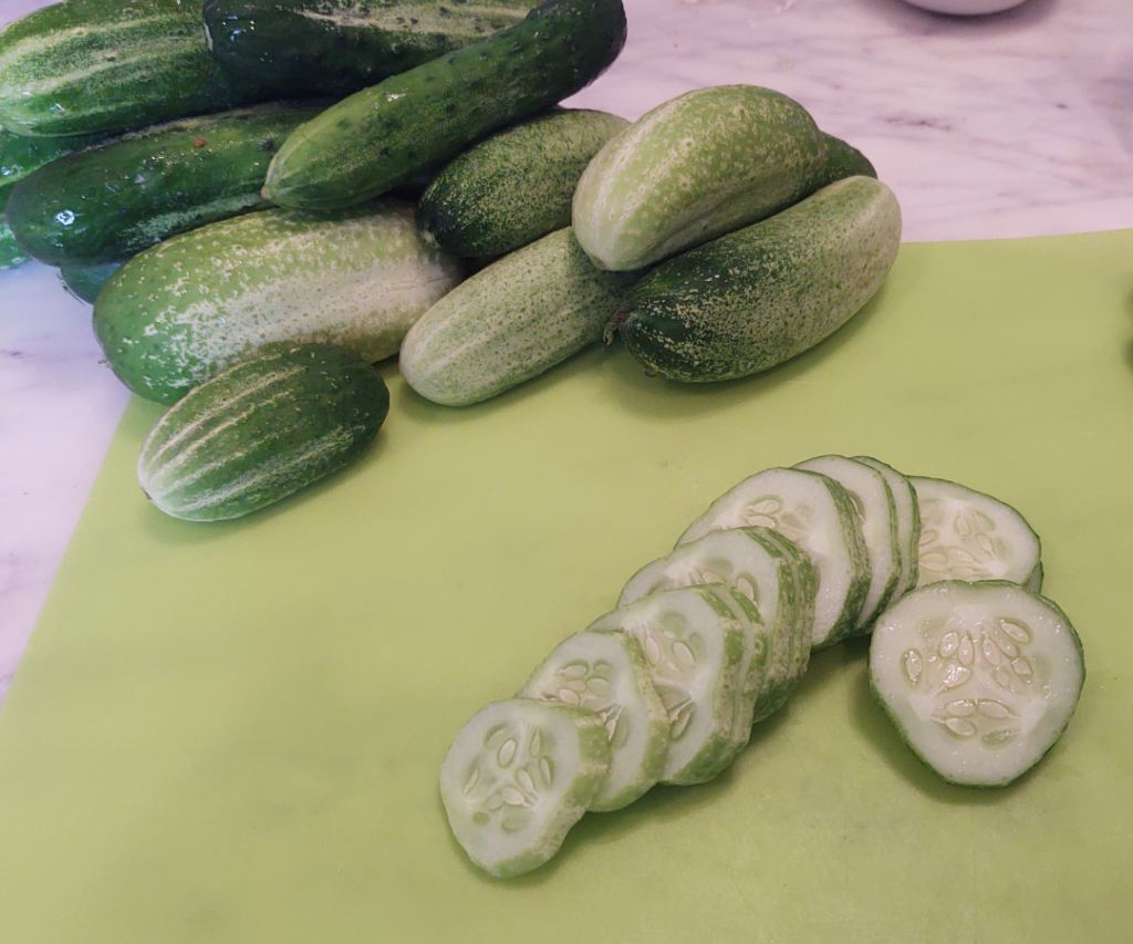 slicing cucumbers