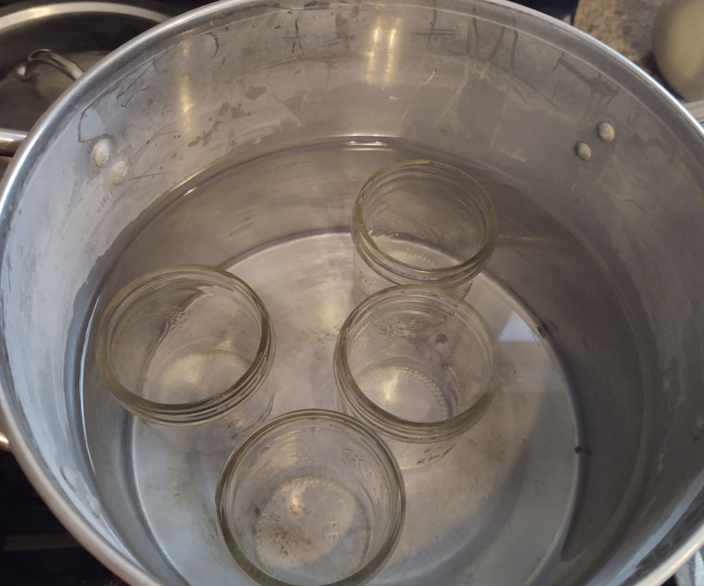 sterilizing jars